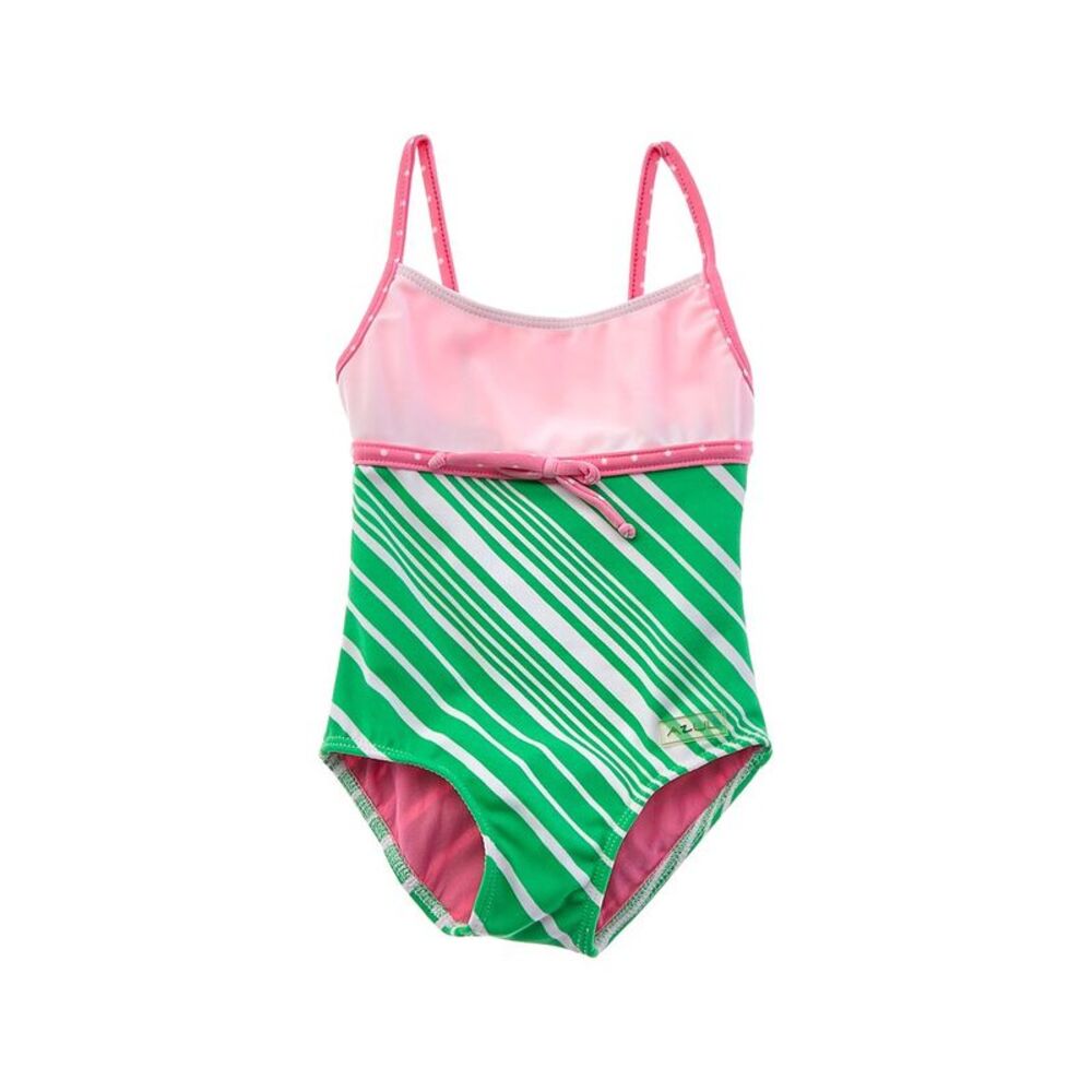 Azul Swimwear Girls  Girls' "Candy Crush" One Piece, Green